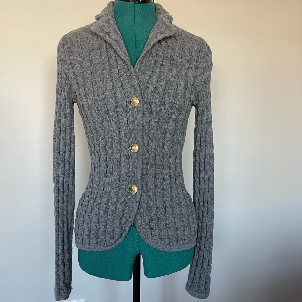 Nautica Cable Knit Cardigan